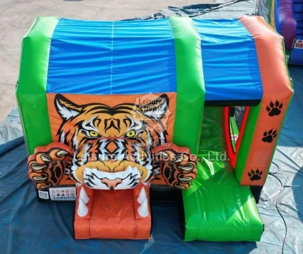 Standard Inflatable Multiplay Tiger Bouncy Castles Standard Inflatable Multiplay Tiger Bouncy Castles