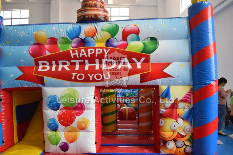 Standard Inflatable Multiplay Bouncy Castles Happy Birthday Standard Inflatable Multiplay Bouncy Castles Happy Birthday